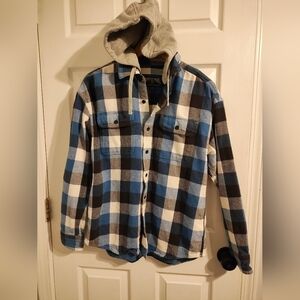 AE Men's Plaid Hoodie